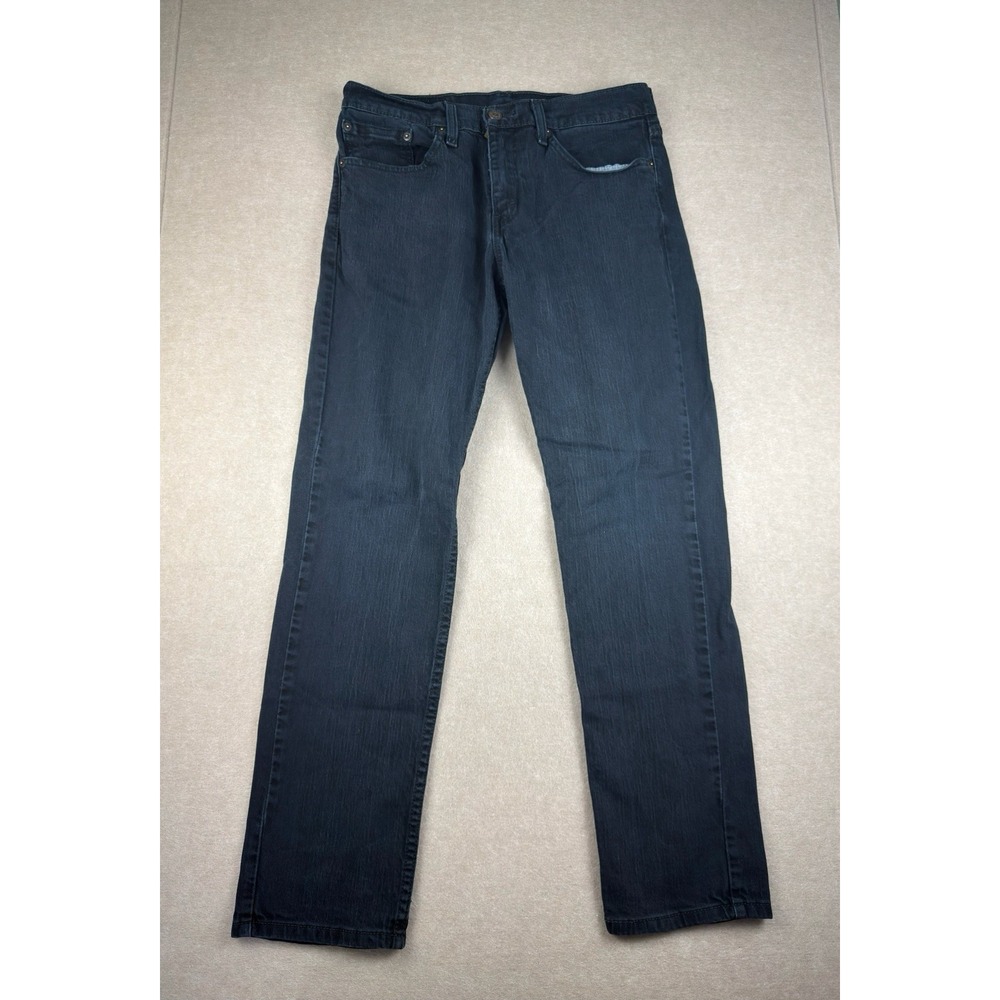 Levi's 511 Jeans Men 31x30 Black Slim Fit Stretch Denim Mid Rise Zip Fly